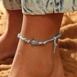 Turtle String Anklet Adjustable